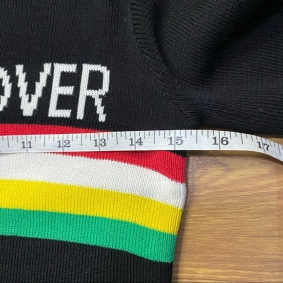 Sandro World-Lovers Intarsia Sweater Size 2 - Picture 6 of 11